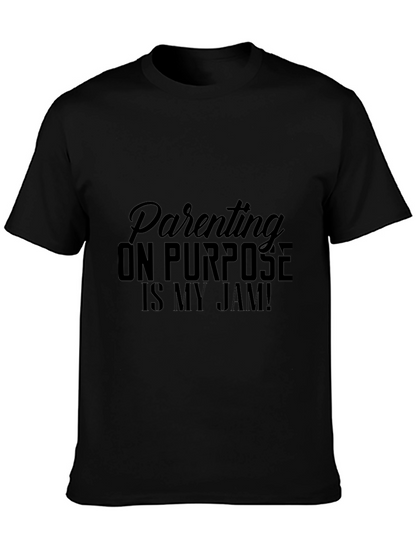 Camiseta Negra Parenting On Purpose