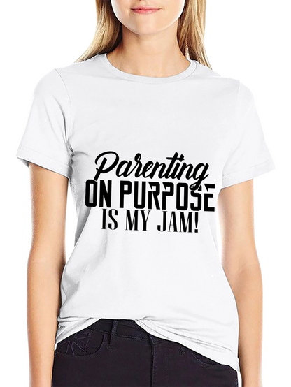 Camiseta Negra Parenting On Purpose