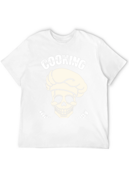 Camiseta Negra Cooking My Way Calavera Chef