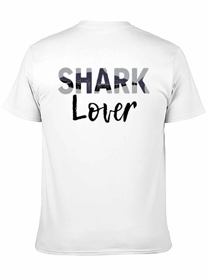 Camiseta Negra Shark Lover para Aficionados a los Tiburones