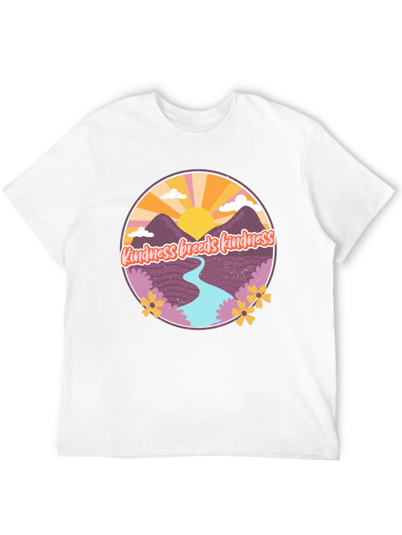 Camiseta Negra con Diseño Kindness Breeds Kindness