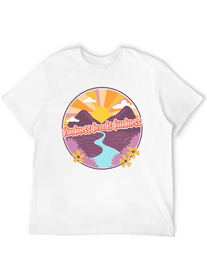 Camiseta Negra con Diseño Kindness Breeds Kindness