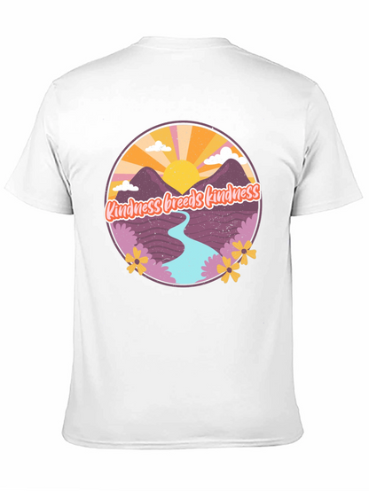 Camiseta Negra con Diseño Kindness Breeds Kindness