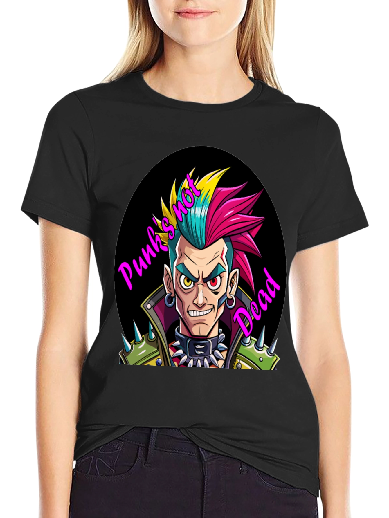 Camiseta Punk Rock: ¡Punks Not Dead!