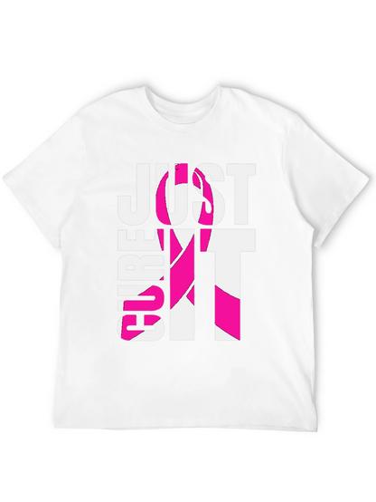 Camiseta Negra “Cure It” Con Cinta Rosa