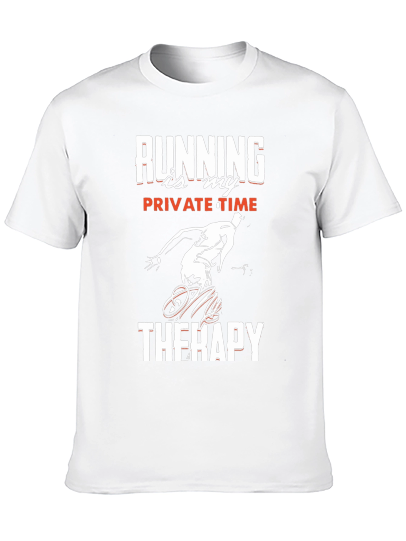 Camiseta Negra: Running is My Therapy