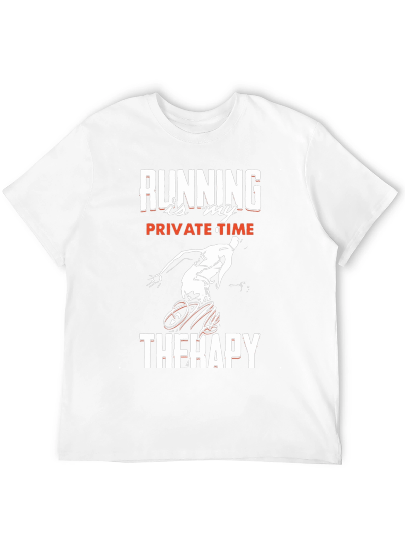 Camiseta Negra: Running is My Therapy