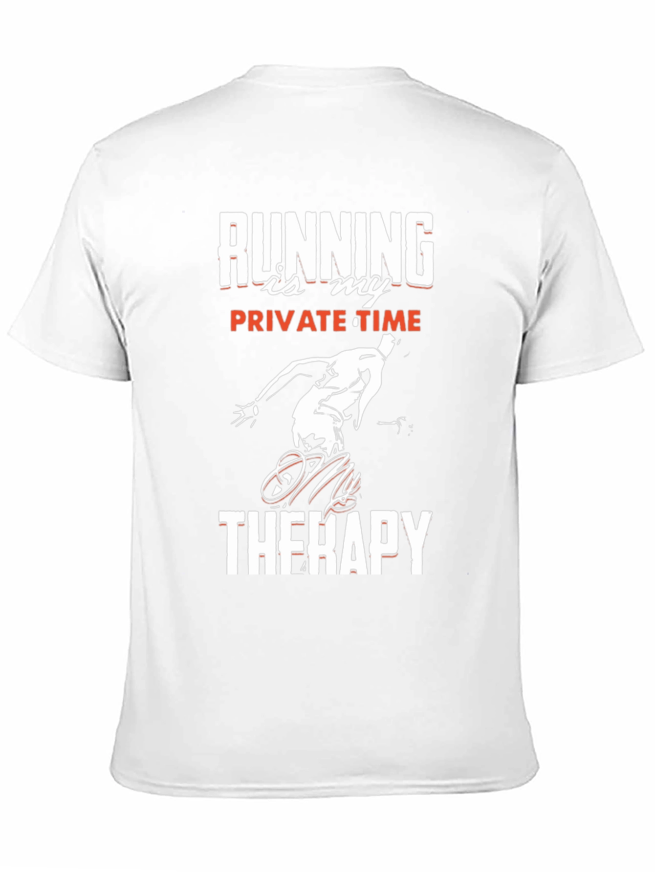 Camiseta Negra: Running is My Therapy