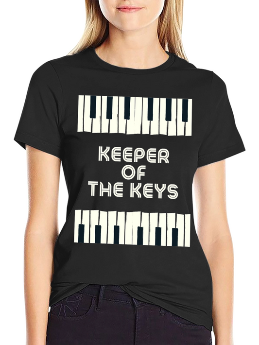 Camiseta Negra Guardián de las Teclas