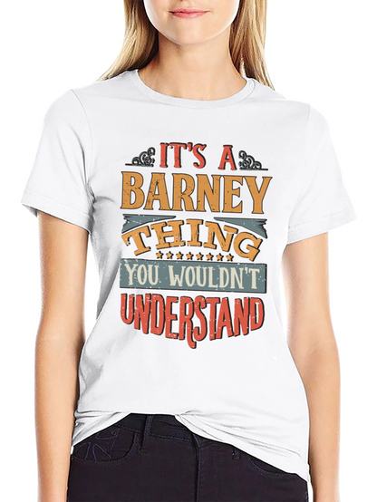 Camiseta Negra Barney Thing Original