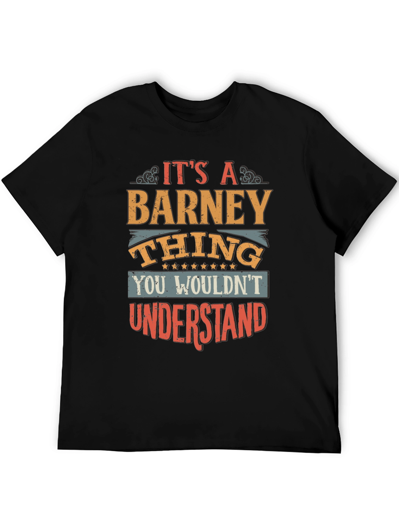 Camiseta Negra Barney Thing Original