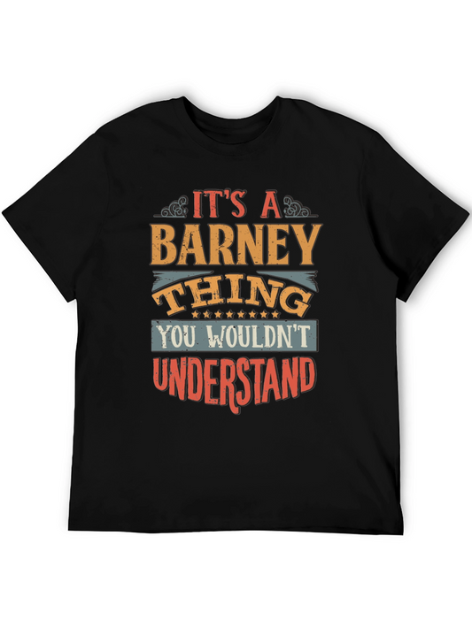Camiseta Negra Barney Thing Original
