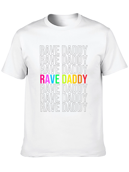 Camiseta Negra Rave Daddy para Hombre