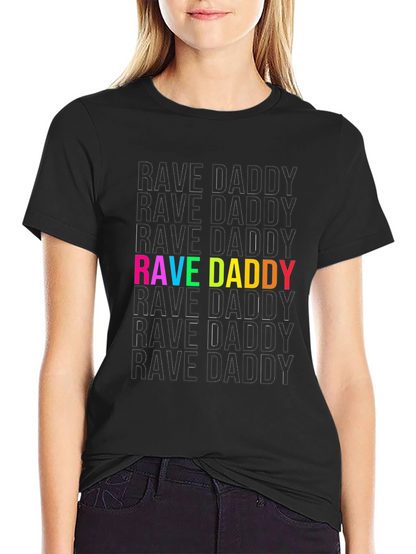 Camiseta Negra Rave Daddy para Hombre