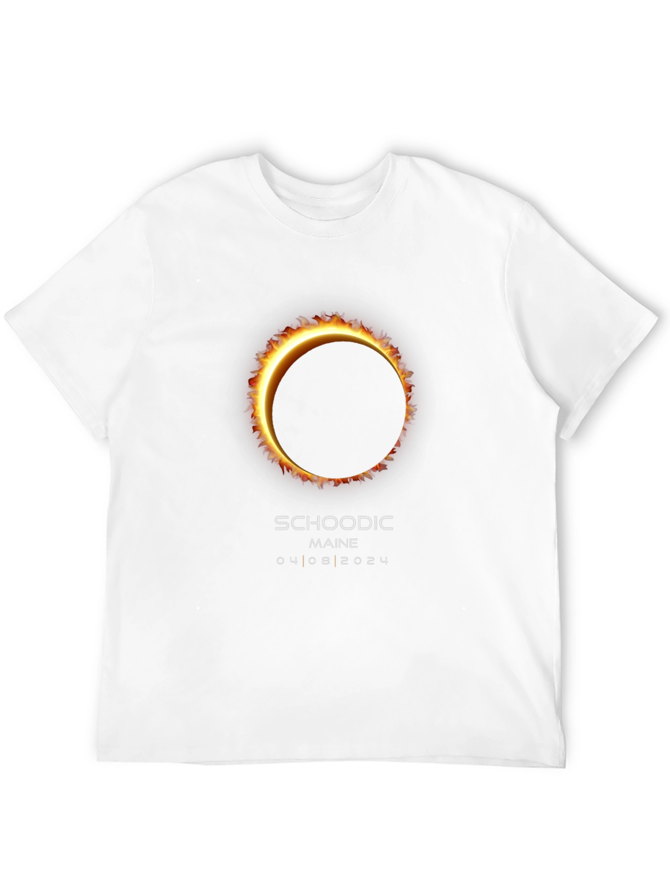 Camiseta Eclipse Solar Schoodic Maine 2024