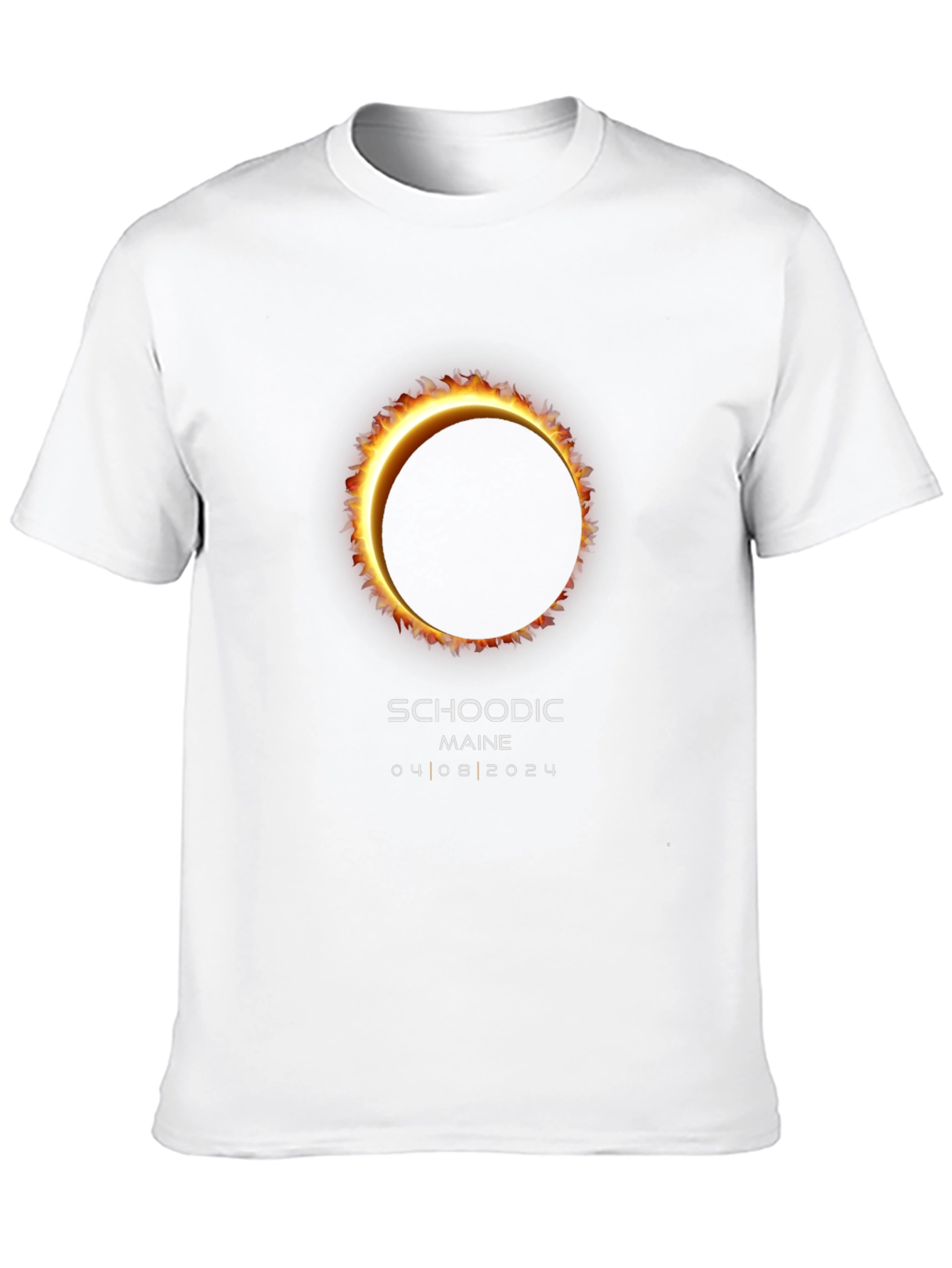 Camiseta Eclipse Solar Schoodic Maine 2024