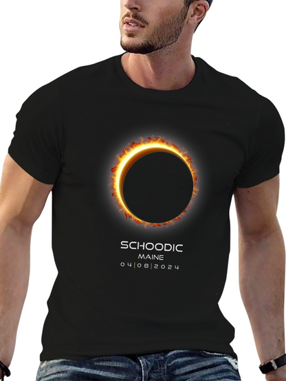 Camiseta Eclipse Solar Schoodic Maine 2024