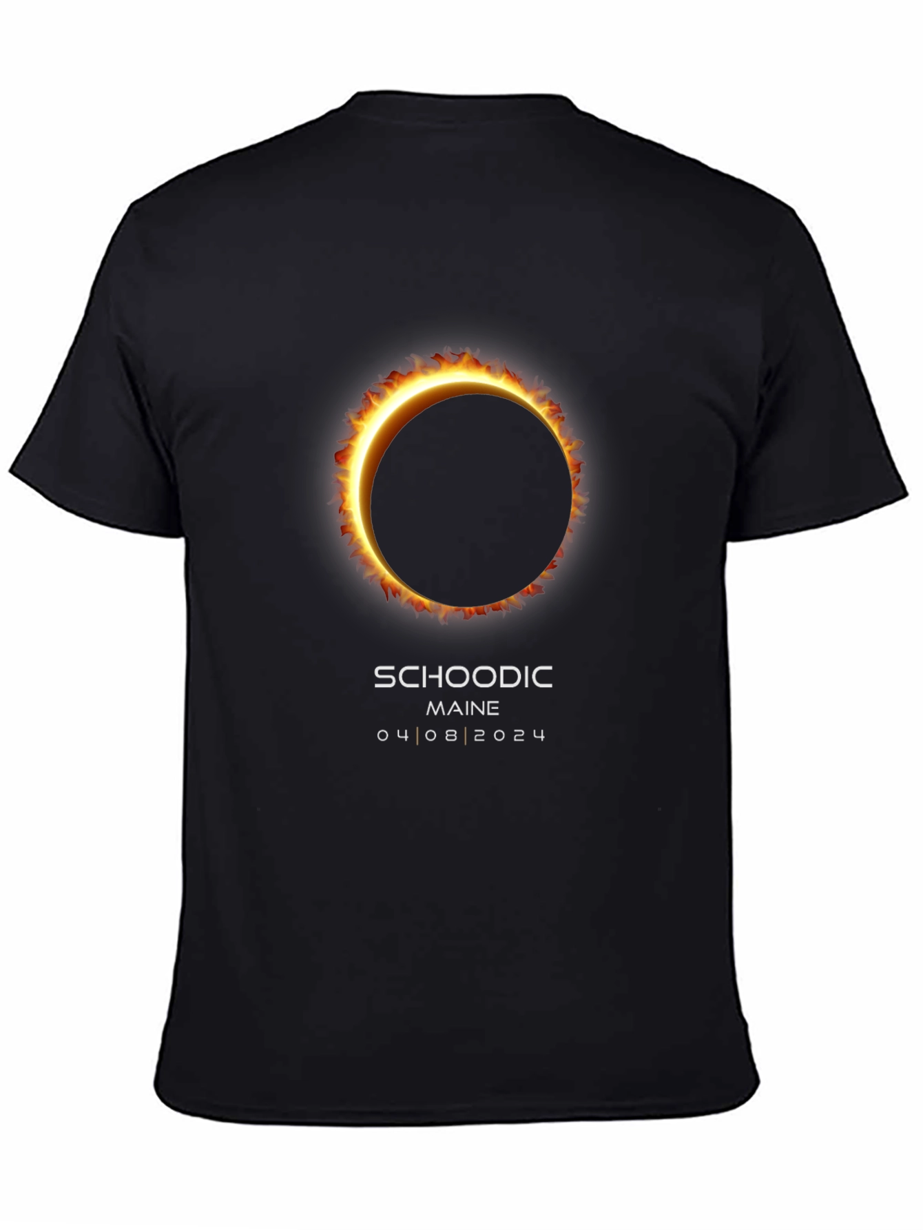 Camiseta Eclipse Solar Schoodic Maine 2024
