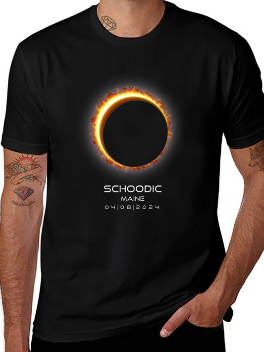 Camiseta Eclipse Solar Schoodic Maine 2024