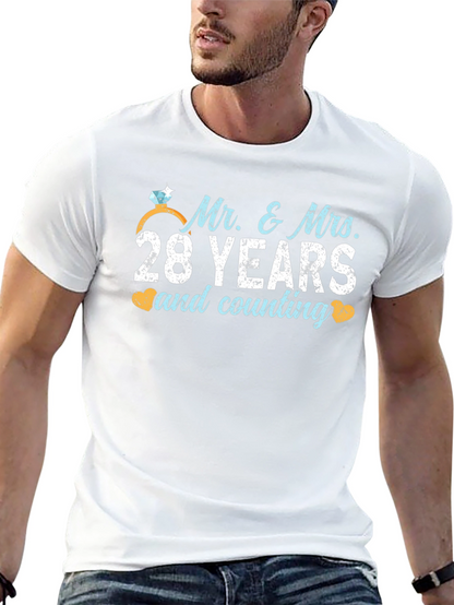 Camiseta de Aniversario: 28 Años de Casados