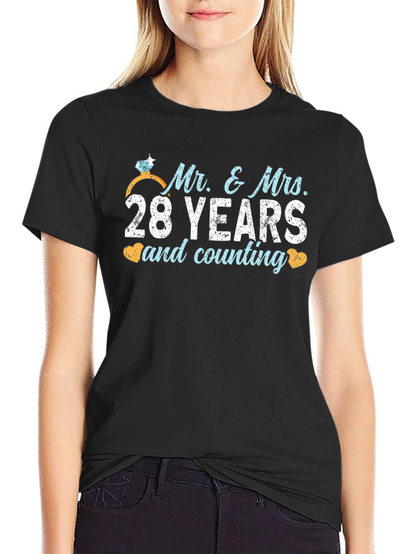 Camiseta de Aniversario: 28 Años de Casados