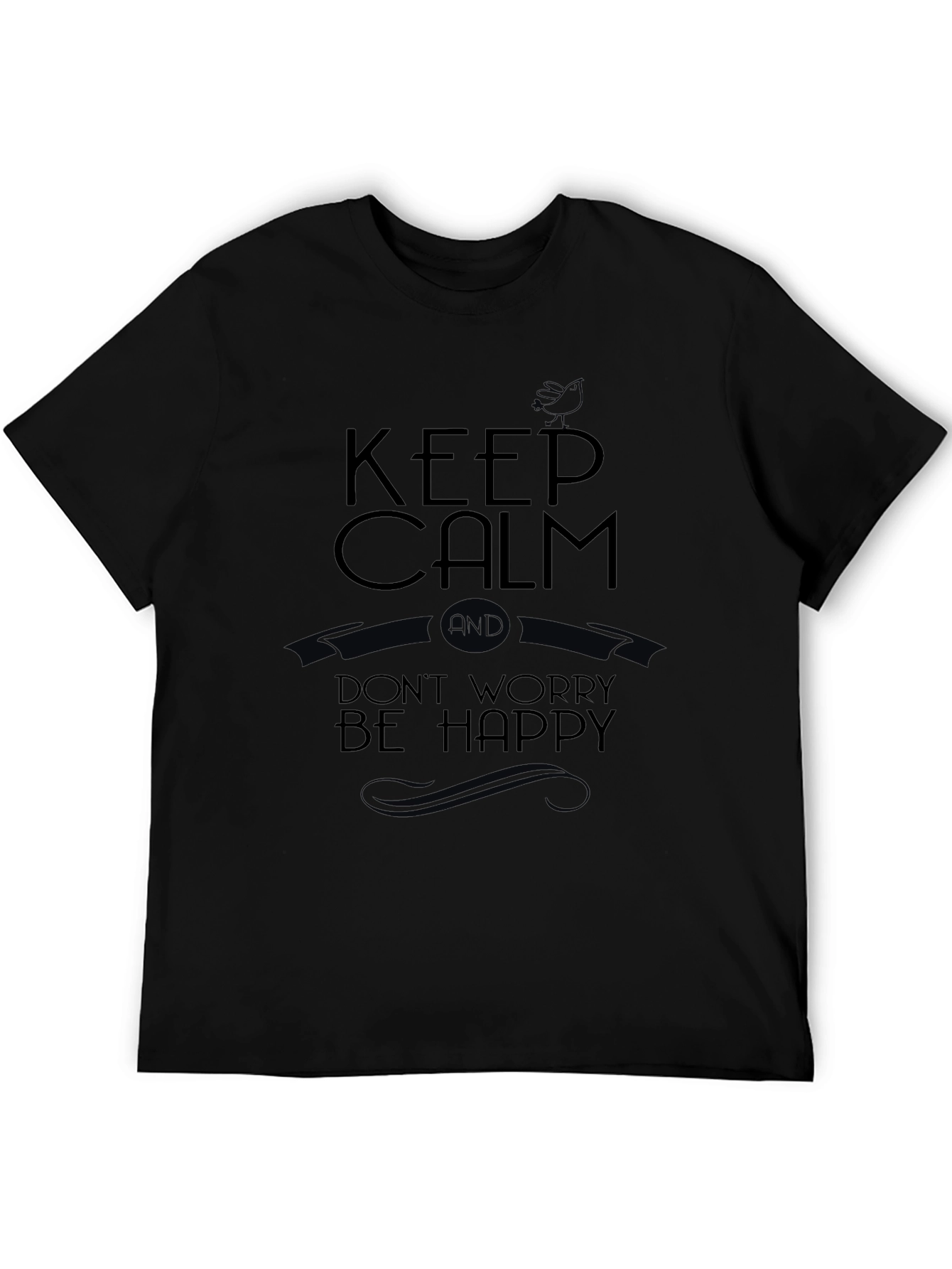 Camiseta Negra Keep Calm
