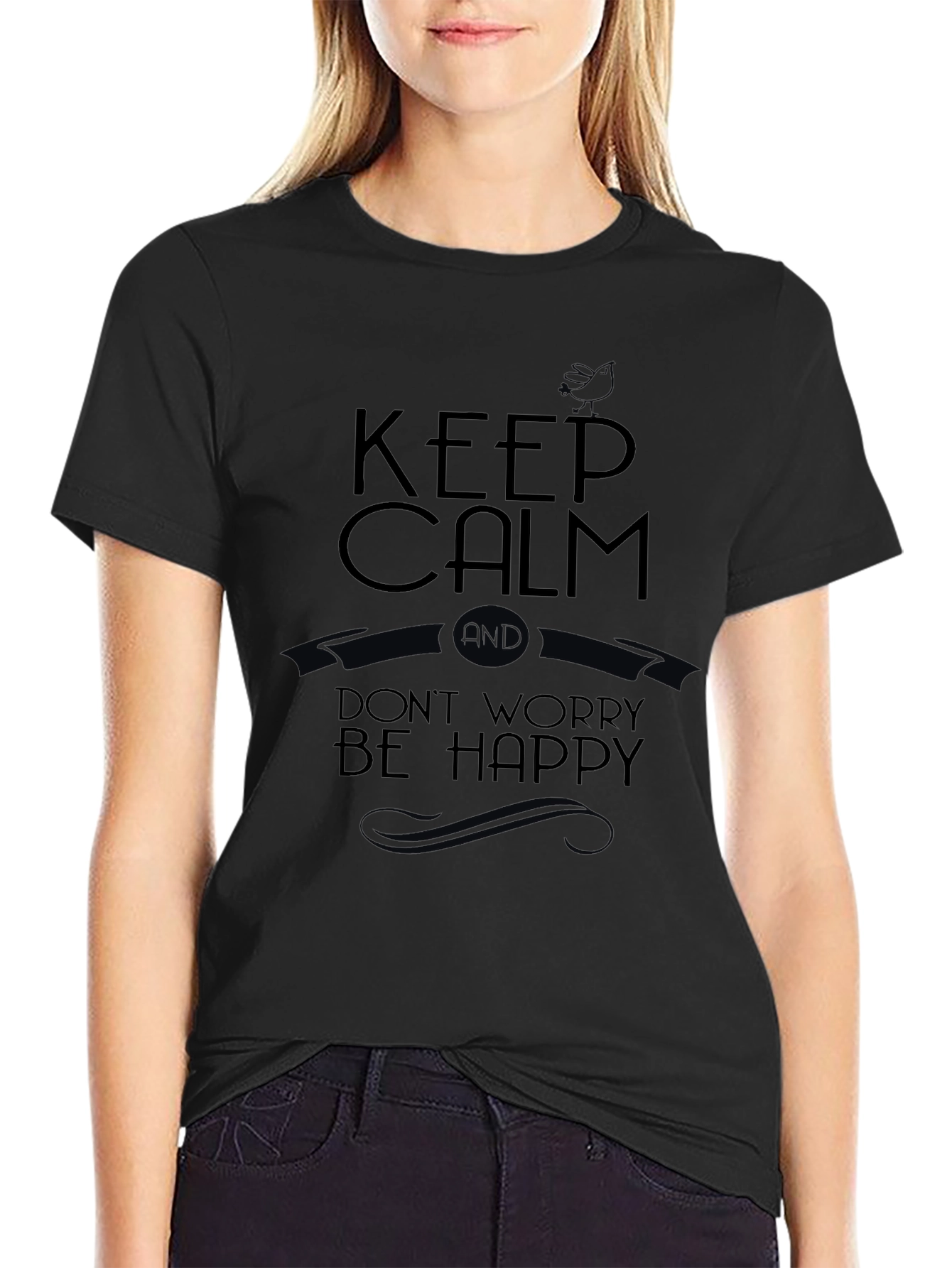 Camiseta Negra Keep Calm
