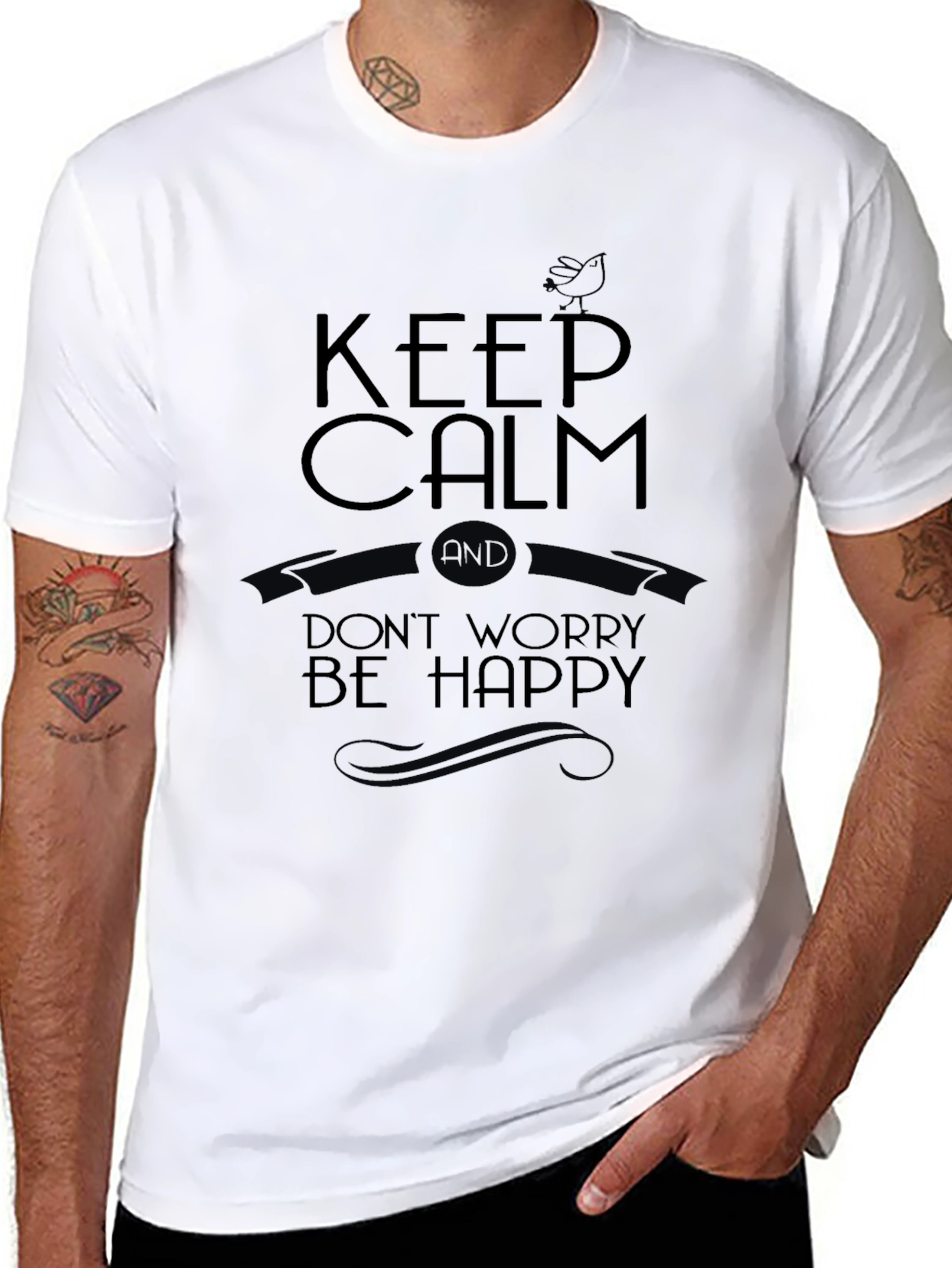 Camiseta Negra Keep Calm