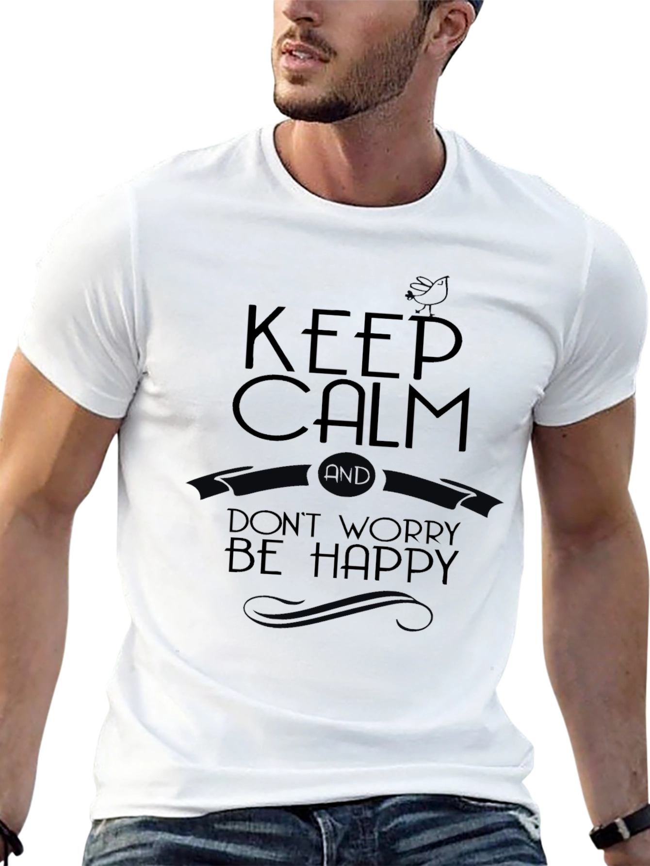 Camiseta Negra Keep Calm