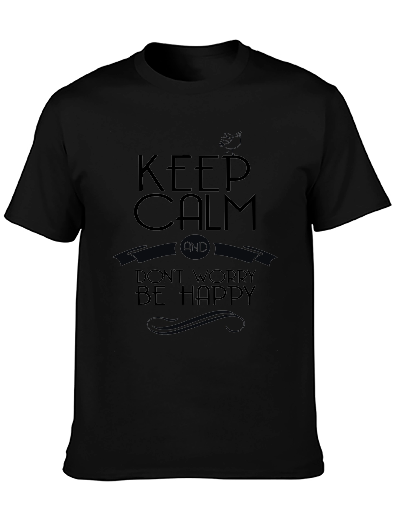 Camiseta Negra Keep Calm