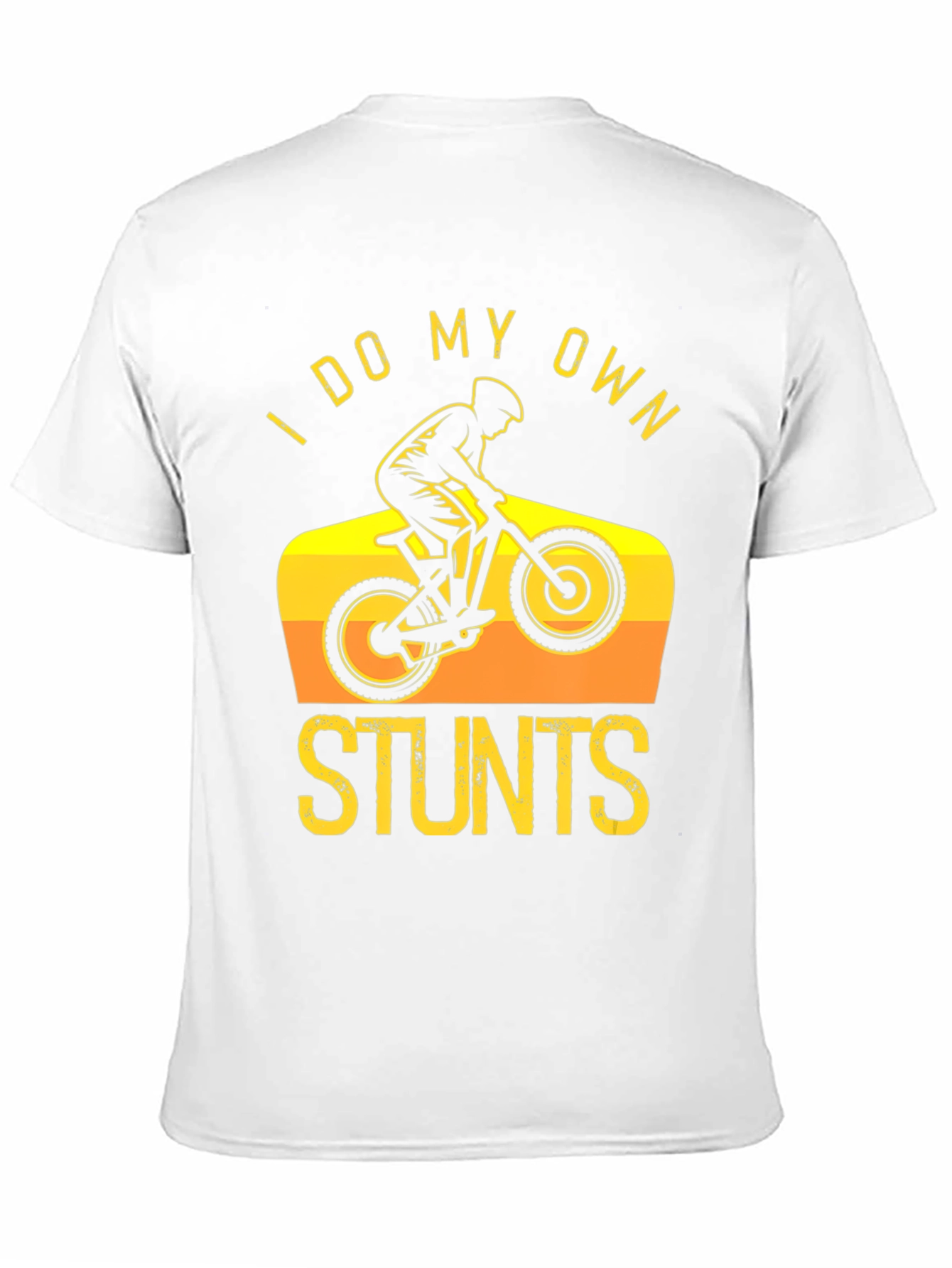 Camiseta Negra I Do My Own Stunts Ciclismo