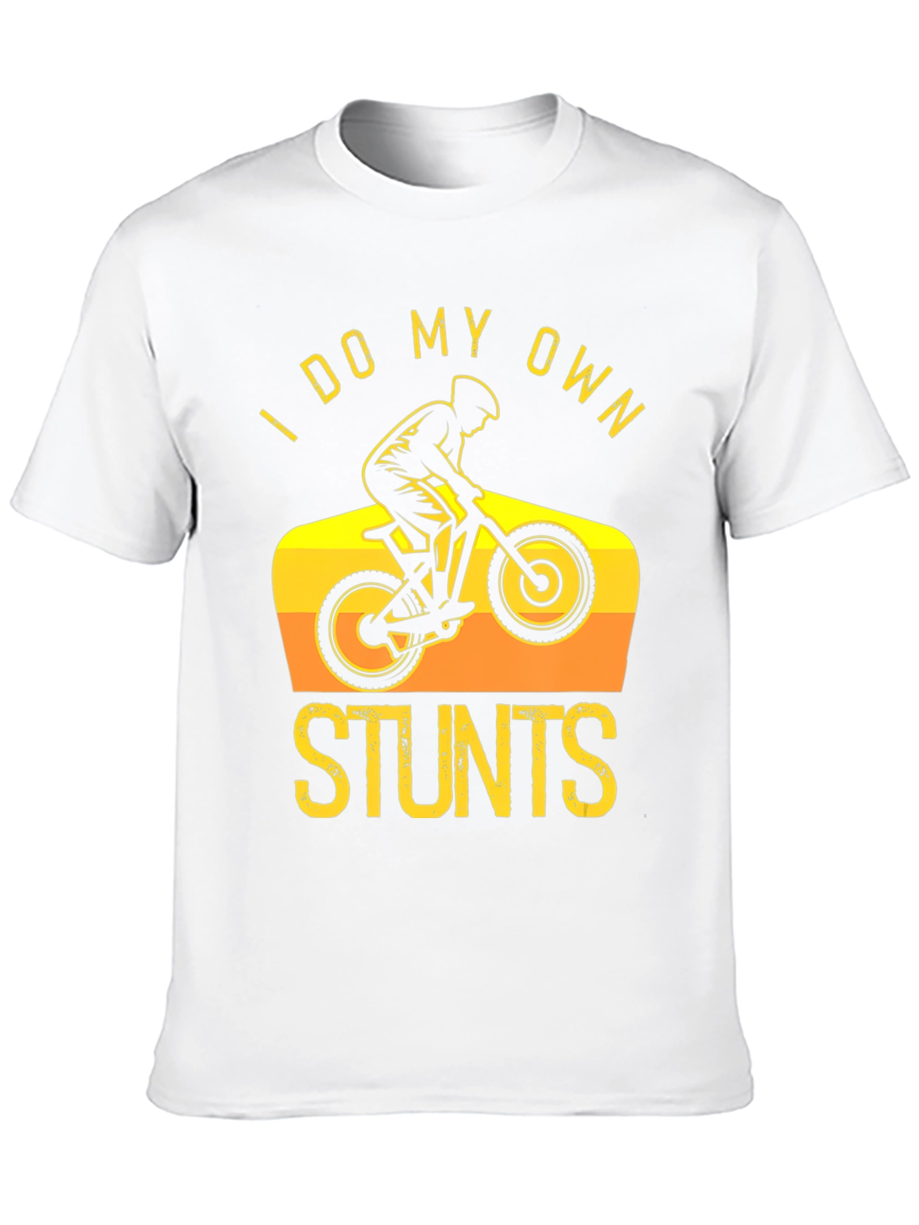 Camiseta Negra I Do My Own Stunts Ciclismo