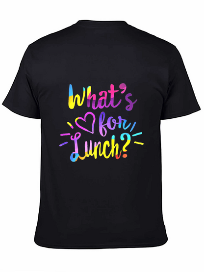 Camiseta Negra ¿Qué Hay Para Comer?