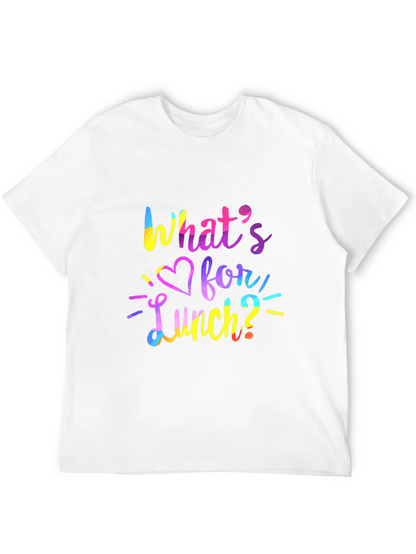 Camiseta Negra ¿Qué Hay Para Comer?