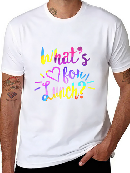 Camiseta Negra ¿Qué Hay Para Comer?