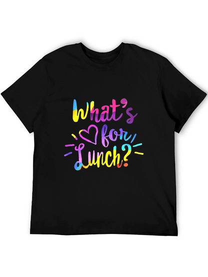 Camiseta Negra ¿Qué Hay Para Comer?