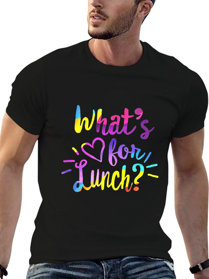 Camiseta Negra ¿Qué Hay Para Comer?