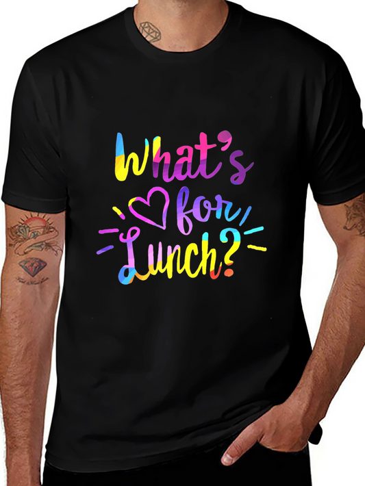 Camiseta Negra ¿Qué Hay Para Comer?