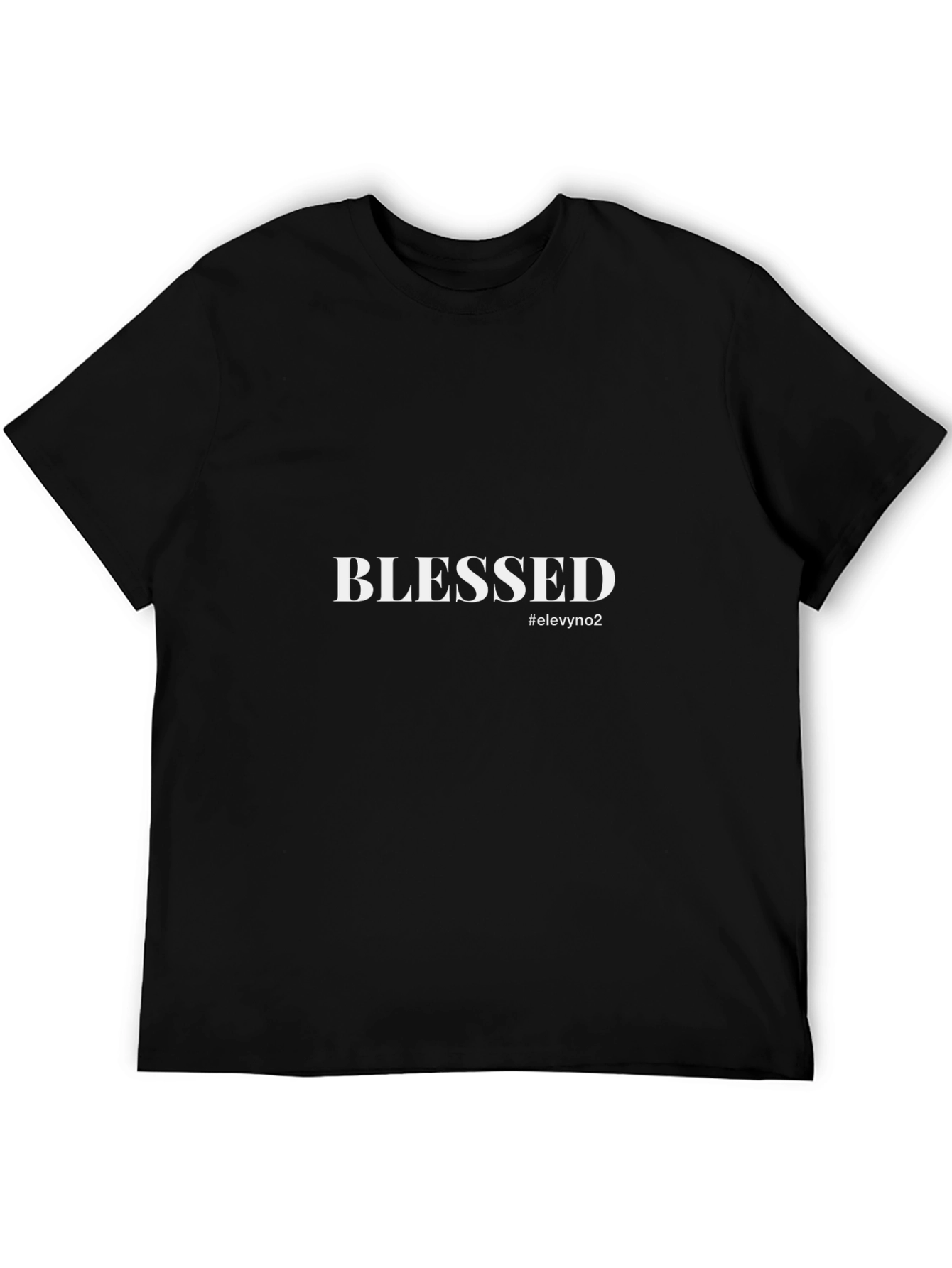 Camiseta Negra Blessed #elevyno2
