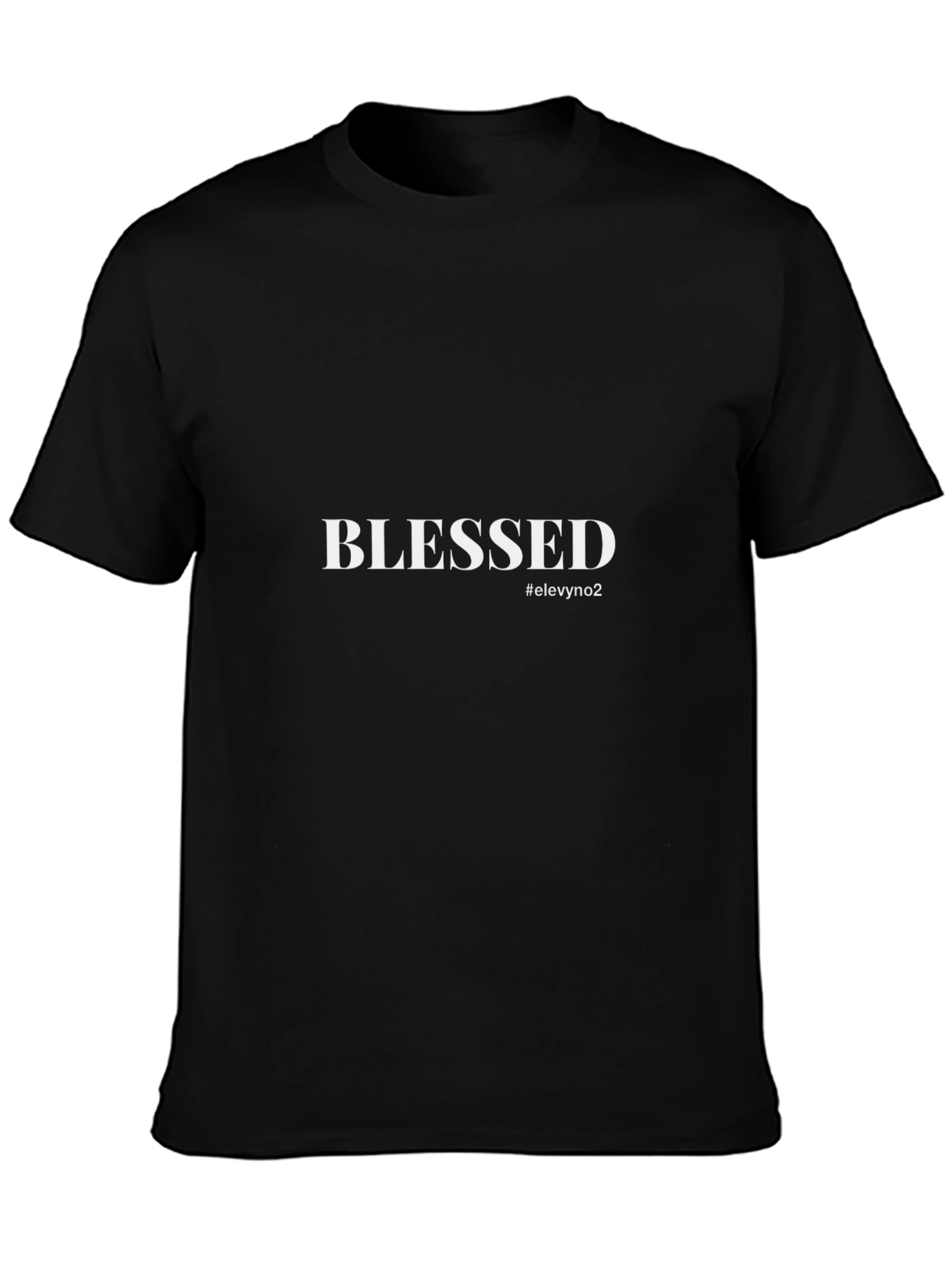 Camiseta Negra Blessed #elevyno2
