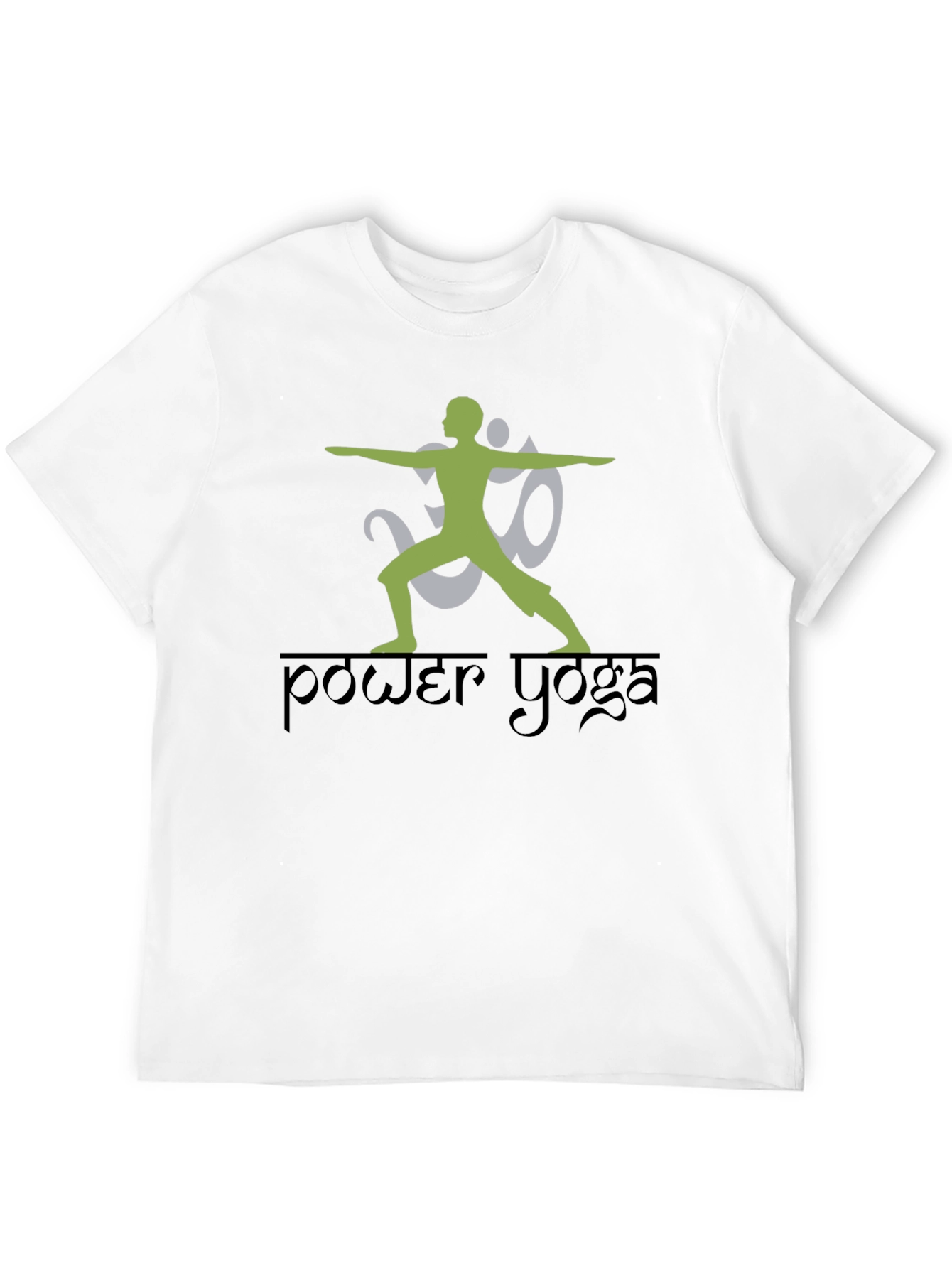Camiseta Negra Power Yoga Diseño Único