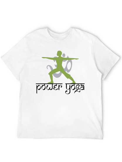 Camiseta Negra Power Yoga Diseño Único