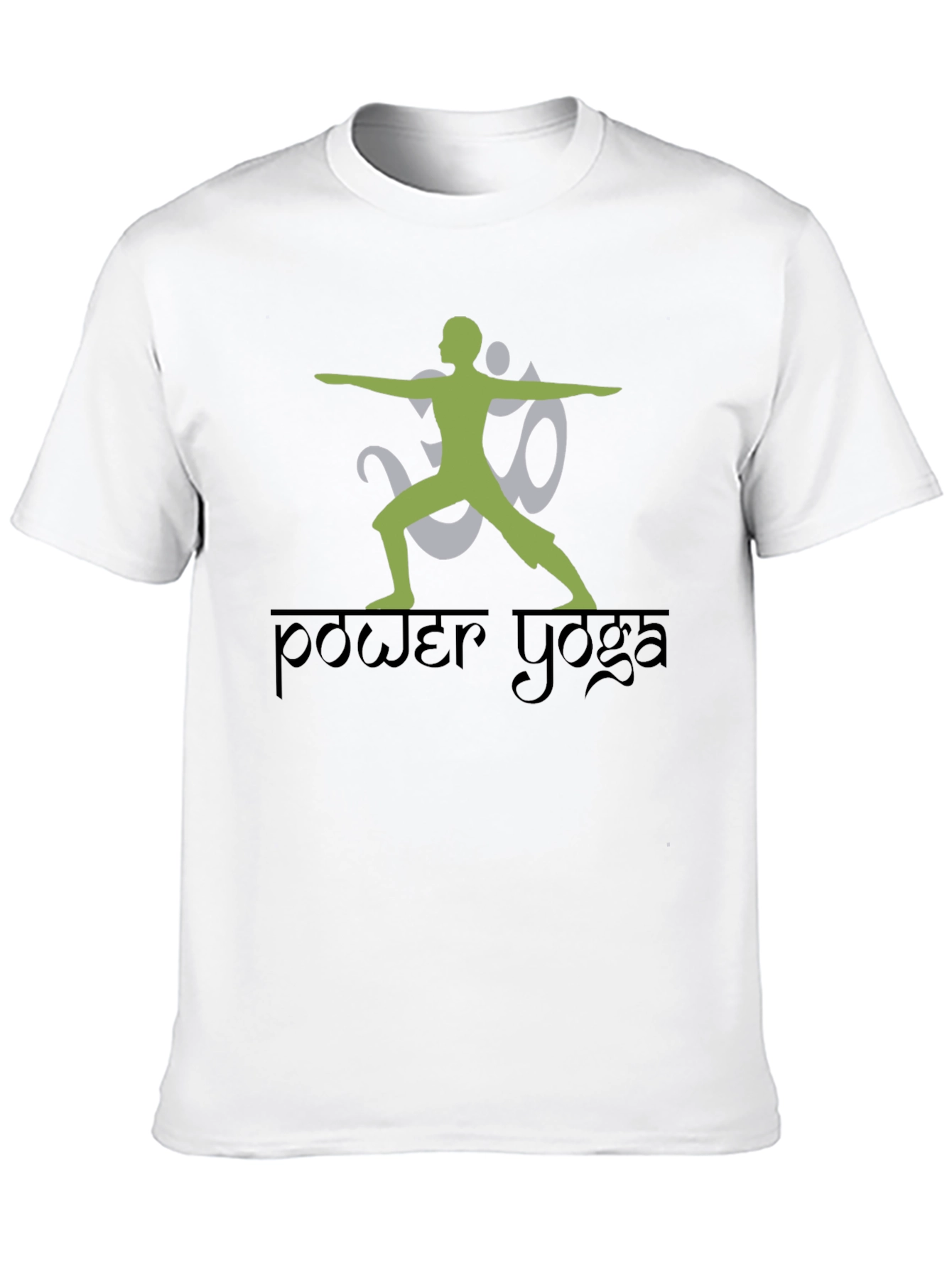Camiseta Negra Power Yoga Diseño Único