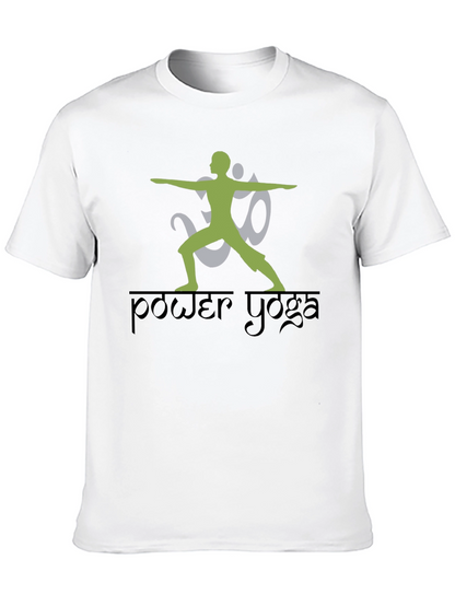 Camiseta Negra Power Yoga Diseño Único