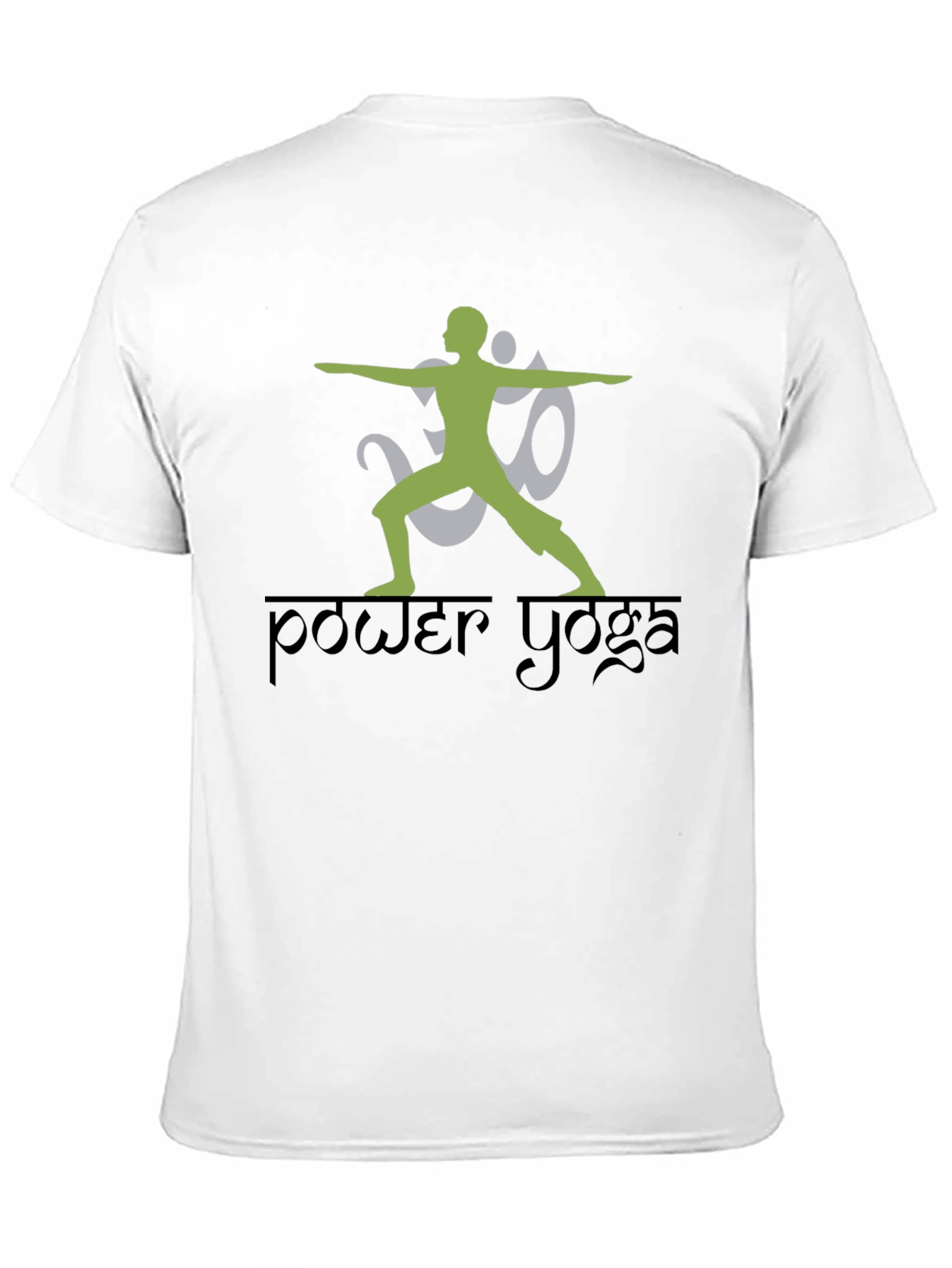 Camiseta Negra Power Yoga Diseño Único