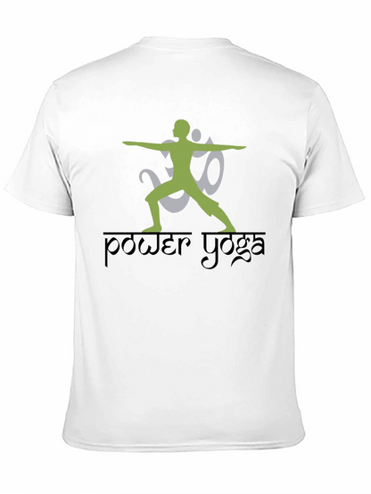 Camiseta Negra Power Yoga Diseño Único