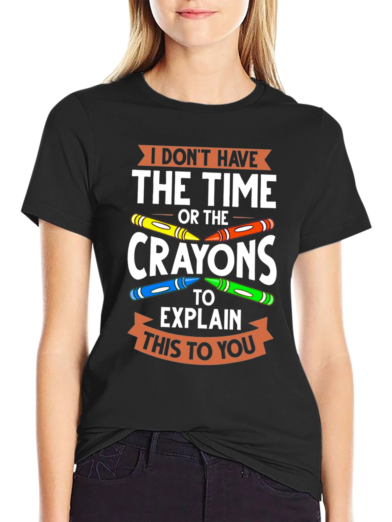 Camiseta No Tengo Tiempo Ni Crayones