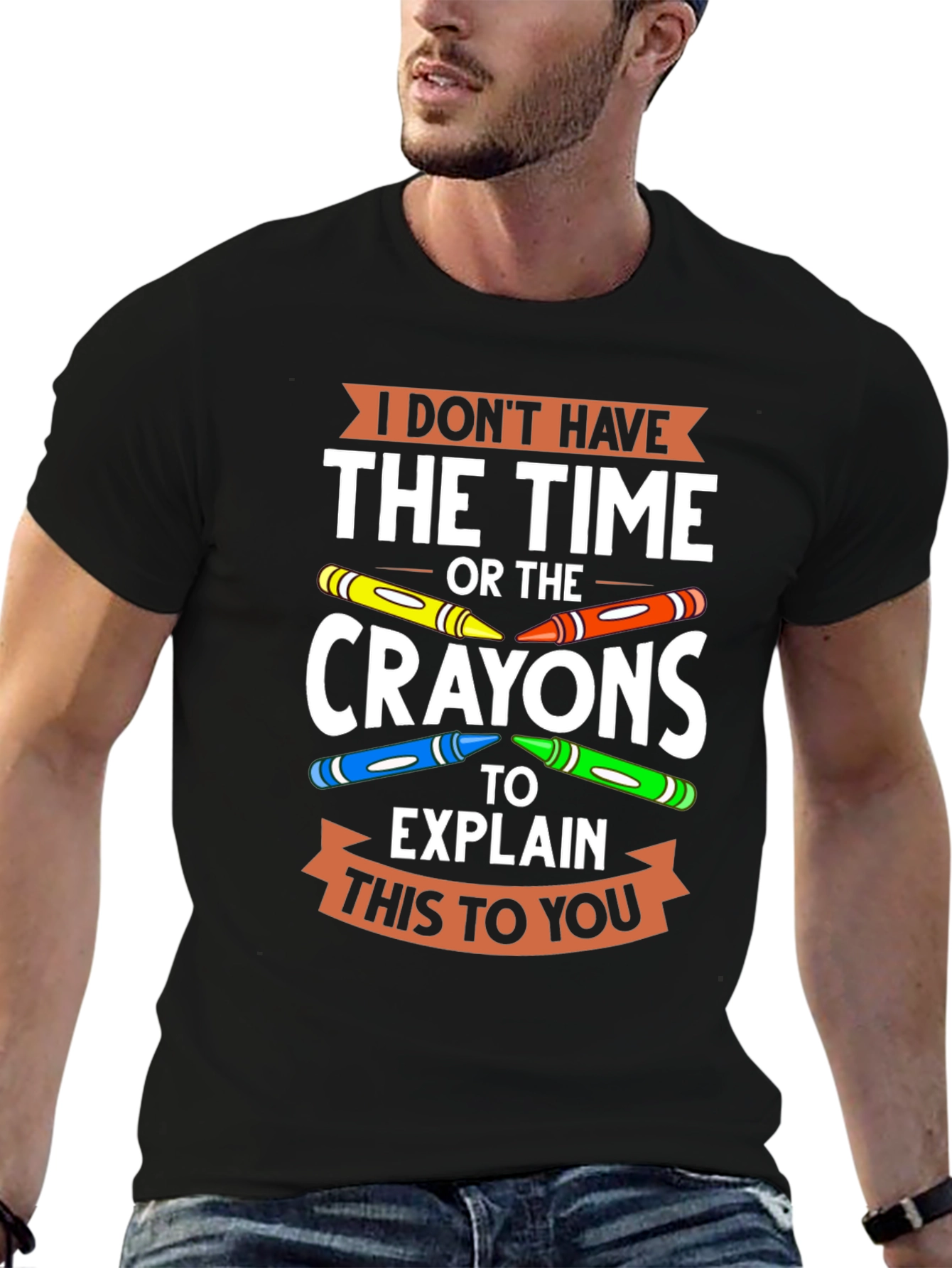 Camiseta No Tengo Tiempo Ni Crayones