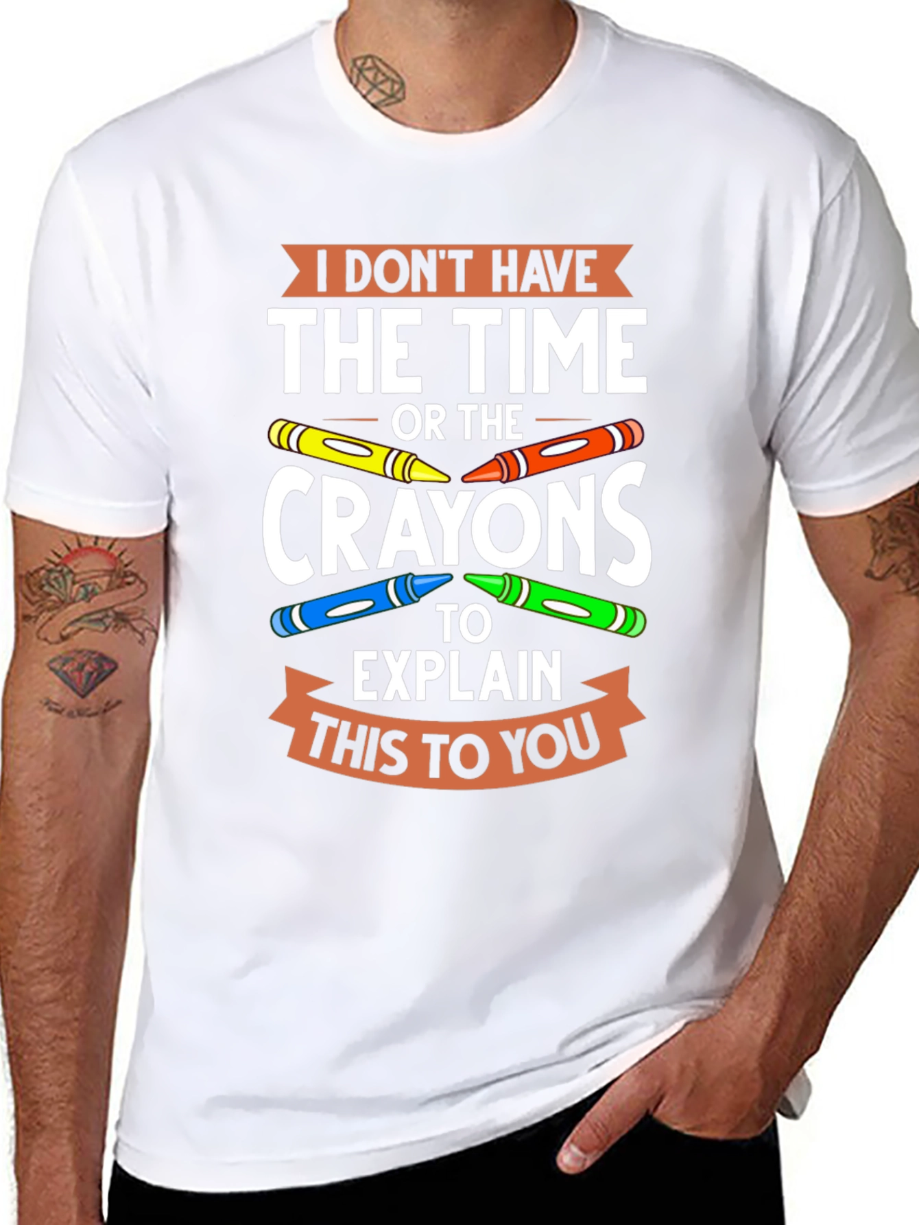 Camiseta No Tengo Tiempo Ni Crayones