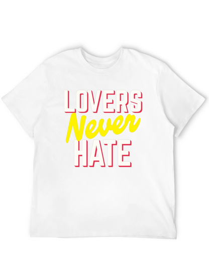Camiseta Negra Lovers Never Hate